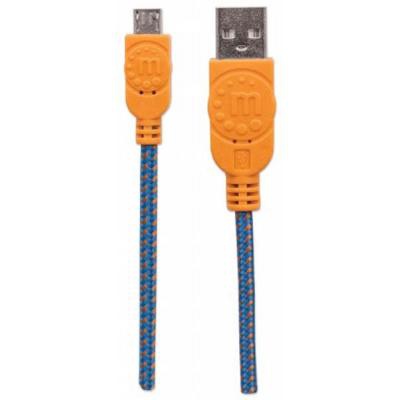Дата кабель USB 2.0 AM to Micro 5P 1.8m Manhattan (352727)