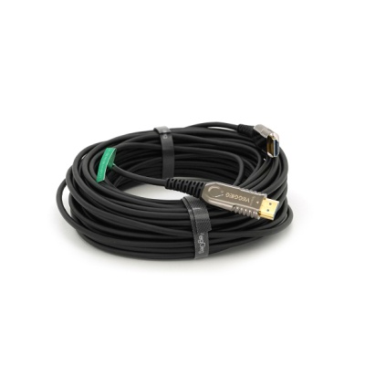 Кабель мультимедійний HDMI M to HDMI M 20.0m V2.0 4K UHD black VEGGIEG (YT-HDMI(M)/(M)HA-20/19719)