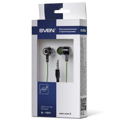 Наушники Sven E-107 black-green