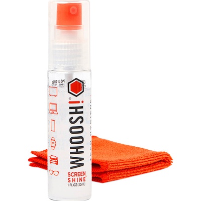 Спрей для очищення Whoosh! Screen Shine GO 30ml, microfiber 14x14cm (1FG30ENFR)