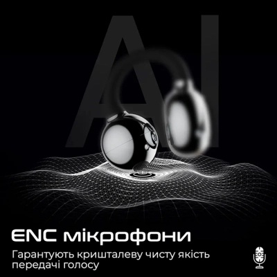 Навушники HiFuture FlexClip Black (flexclip.black)