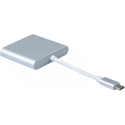 Переходник Dynamode Dynamode USB3.1 Type-C to 1хHDMI, 1хUSB 3.0, 1хUSB Type-C Fe (Multiport USB 3.1 Type-C to HDMI)