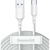 Дата кабель USB 2.0 AM to USB-C 1.5m 5A Simple WisdomKit (2PCS) white Baseus (TZCATZJ-02)