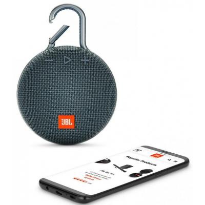 Акустическая система JBL Clip 3 Blue (JBLCLIP3BLU)