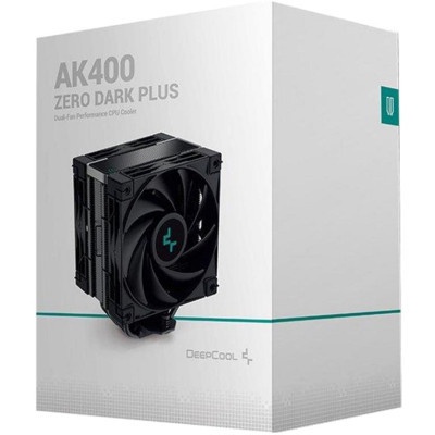 Кулер до процесора Deepcool AK400 Zero Dark Plus (R-AK400-BKNNMD-G-1)