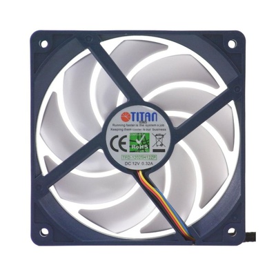 Кулер до корпусу Titan TFD-12025 H 12 ZP/KU (RB)