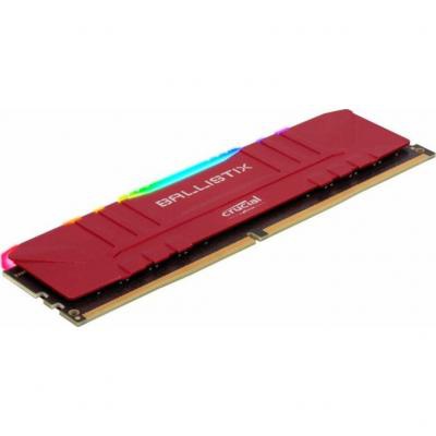 Модуль памяти для компьютера DDR4 8GB 3200 MHz Ballistix Red RGB Micron (BL8G32C16U4RL)