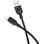 Дата кабель USB 2.0 AM to Lightning 1.0m Lenny silicone BX113 black BOROFONE (6941991115394)