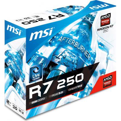 Видеокарта Radeon R7 250 2048Mb MSI (R7 250 2GD3)