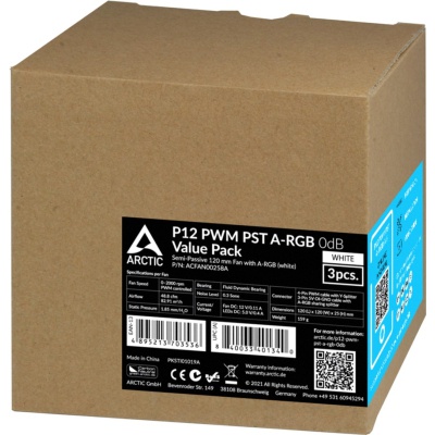 Кулер до корпусу Arctic P12 PWM PST A-RGB (ACFAN00258A)