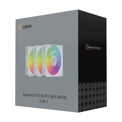 Кулер до корпусу OCYPUS GAMMA F12 ELITE WH A (GAMMA-F12-WH3AM00E-GL)