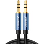 Кабель мультимедійний 3.5mm M to 3.5mm M 1.0m AV112 blue UGREEN (10685)