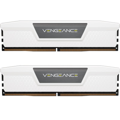 Модуль пам'яті для комп'ютера DDR5 64GB (2x32GB) 5200 MHz Vengeance White Corsair (CMK64GX5M2B5200C40W)