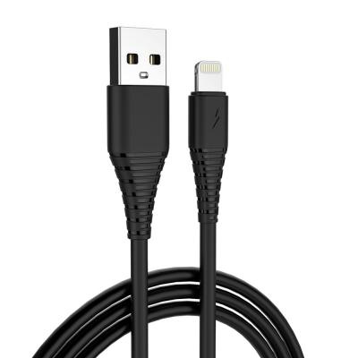 Дата кабель USB 2.0 AM to Lightning 1.0m black ColorWay (CW-CBUL024-BK)