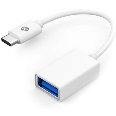 Переходник USB3.1 Type-C to USB (OTG) 0.15m white HP (DHC-TC105)