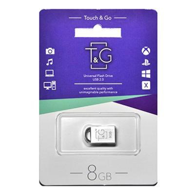 USB флеш накопитель T&G 8GB 107 Metal Series Silver USB 2.0 (TG107-8G)