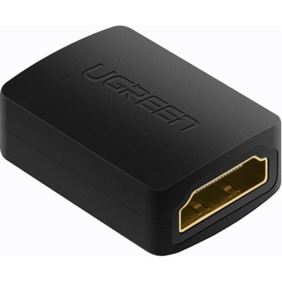 Перехідник HDMI F to HDMI F 4K 60Hz black UGREEN (20107)