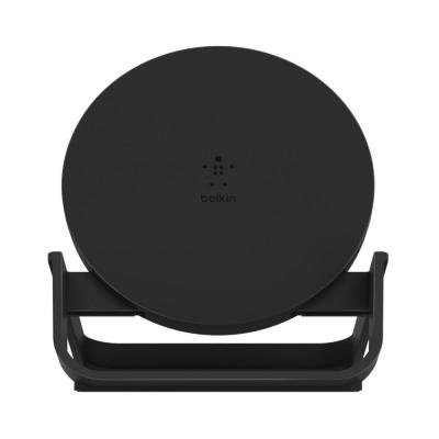 Зарядное устройство Belkin Stand Wireless Charging Qi, 10W, black (WIB001VFBK)