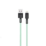 Дата кабель USB 2.0 AM to Lightning 1.0m 5A green XO (NB166-L-1-GR)