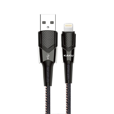 Дата кабель USB 2.0 AM to Lightning 1.2m KSC-192 GEDIAO Black 3.2А iKAKU (KSC-192-L)