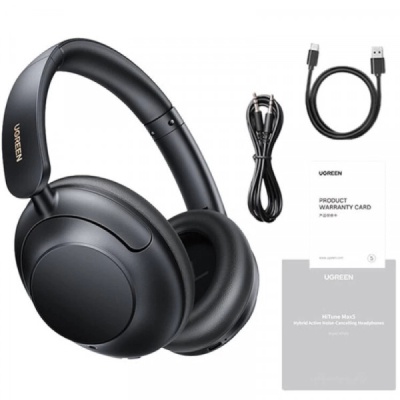 Навушники Ugreen HP202 HiTune Max5 Hybrid ANC Black (25255)