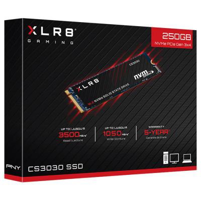 Накопитель SSD M.2 2280 250GB PNY SSD (M280CS3030-250-RB)