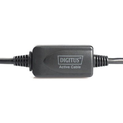 Дата кабель USB 2.0 AM/AF 15.0m Active Digitus (DA-73101)