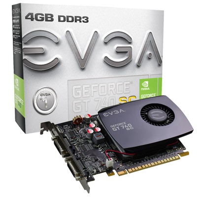 Видеокарта EVGA GeForce GT740 4096Mb Superclocked (04G-P4-2744-KR)