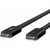 Дата кабель THUNDERBOLT 4, 40Gbps, 100W, 2m Black Belkin (INZ002BT2MBK)