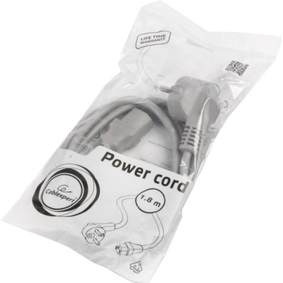 Кабель живлення C13 1.8m grey Cablexpert (PC-186-VDE-GR)