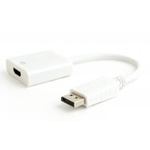 Переходник DisplayPort на HDMI Cablexpert (A-DPM-HDMIF-03-W)