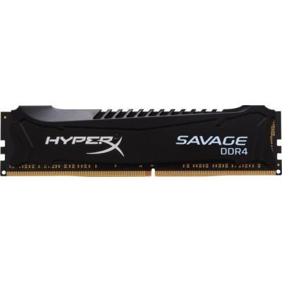 Модуль памяти DDR4 4GB 2400 MHz Savage Black Kingston (HX424C12SB/4)