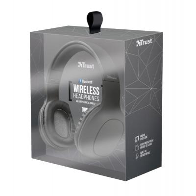 Наушники Trust Dona Wireless Over-Ear Mic Grey (22888)