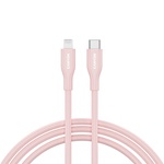 Дата кабель USB-C to Lightning 1.0m CLNM60 C-L 60W MFI Silicon Pink Canyon (CNS-CLNM60SC10PS)