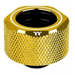 Фитинг для СВО ThermalTake Pacific C-Pro G1/4 PETG 16mm OD Compression - Gold/DIY LCS (CL-W265-CU00GD-A)