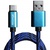 Дата кабель Grand-X USB - Type C, Cu, 1.5A, Blue/Black, 1m (FC05BLB)