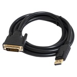 Кабель мультимедійний DisplayPort M to DVI M 1.8m 24+1pin Patron (CAB-PN-MUL-DP-DVI-18)