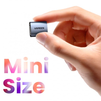 Перехідник HDMI F to HDMI F 8K black UGREEN (90592)