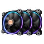 Кулер до корпусу ThermalTake Riing 12 LED RGB 256 Colors Fan (комплект из 3-х) (CL-F042-PL12SW-B)