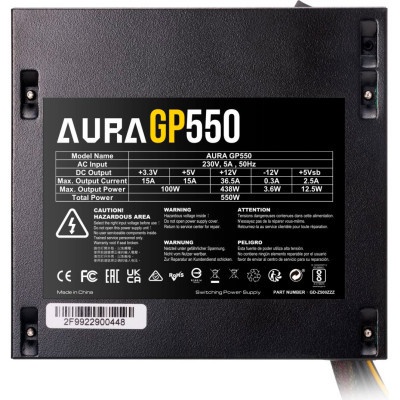 Блок живлення Gamdias 550W AURA GP550 (4712960136984)