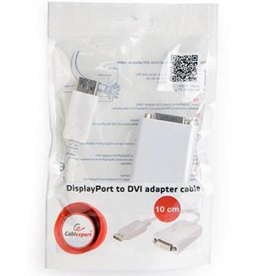 Переходник DisplayPort на DVI Cablexpert (A-DPM-DVIF-03-W)