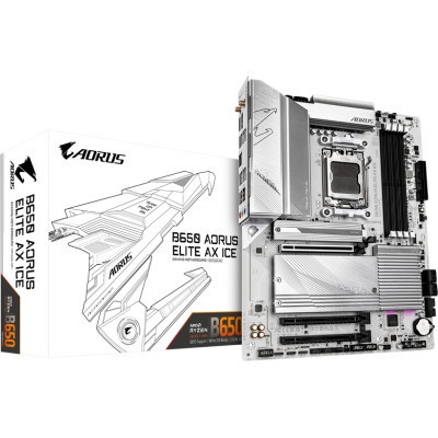 Материнська плата GIGABYTE B650 AORUS ELITE AX ICE (B650 A ELITE AX ICE)