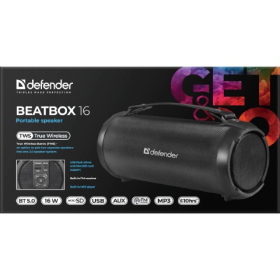 Акустична система Defender Beatbox 16 Black (65216)
