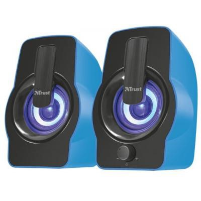 Акустическая система Trust Gemi RGB blue USB (22978)