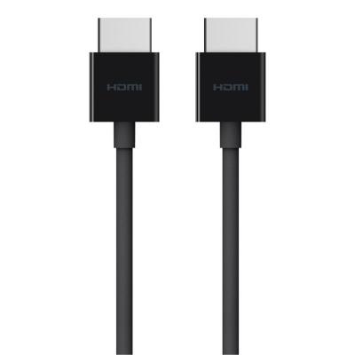 Кабель мультимедийный HDMI to HDMI 2.0m Belkin (AV10168BT2M-BLK)