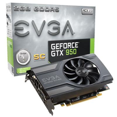 Видеокарта EVGA GeForce GTX950 2048Mb SC GAMING (02G-P4-2951-KR)