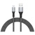 Дата кабель USB 2.0 AM to Micro 5P 1.0m Jagger T-M814 Grey T-Phox (T-M814 grey)