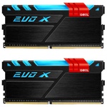 Модуль памяти для компьютера DDR4 16GB (2x8GB) 3200 MHz EVO X Black GEIL (GEX416GB3200C16DC)