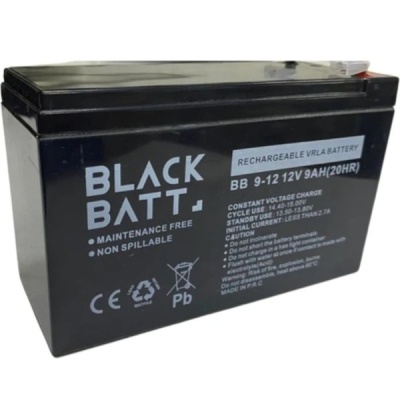 Батарея до ДБЖ BLACKBATT BB 12V 9Ah (BB 09 12V/9Ah)