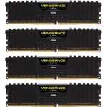 Модуль памяти DDR4 16GB (4x4GB) 3000 MHz Vengeance LPX Black CORSAIR (CMK16GX4M4B3000C15)